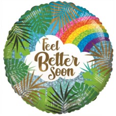 Balloon 'Feel better soon' leaves - Recycle